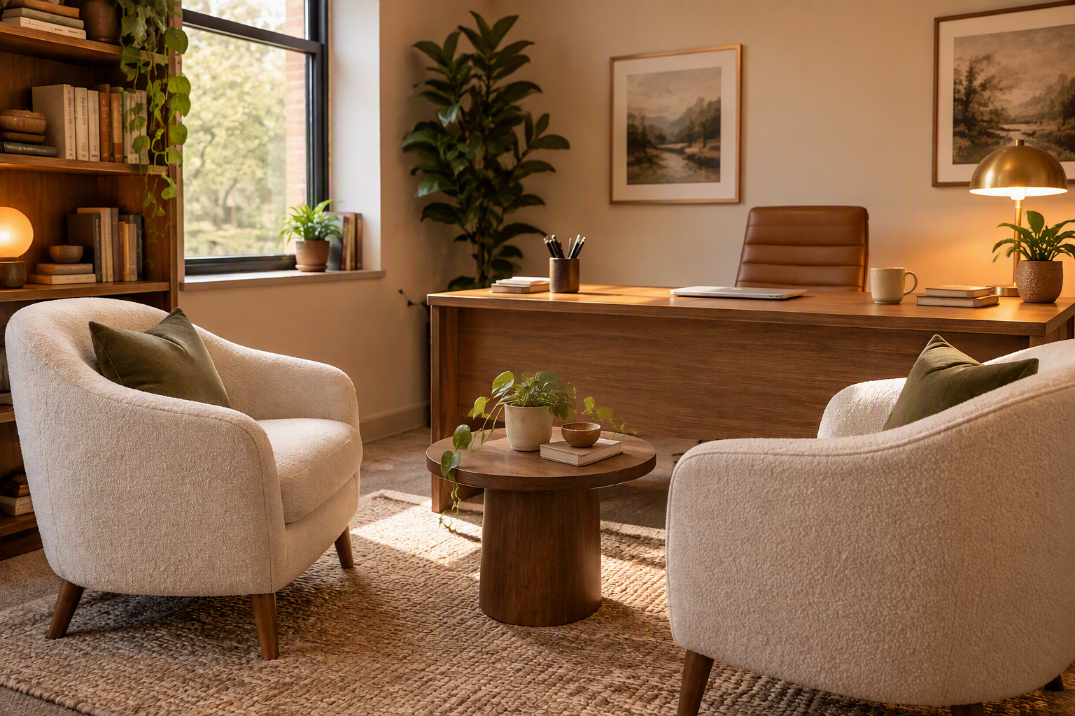 Winter Financial office seating area