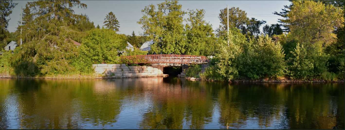 River and bridge landscape